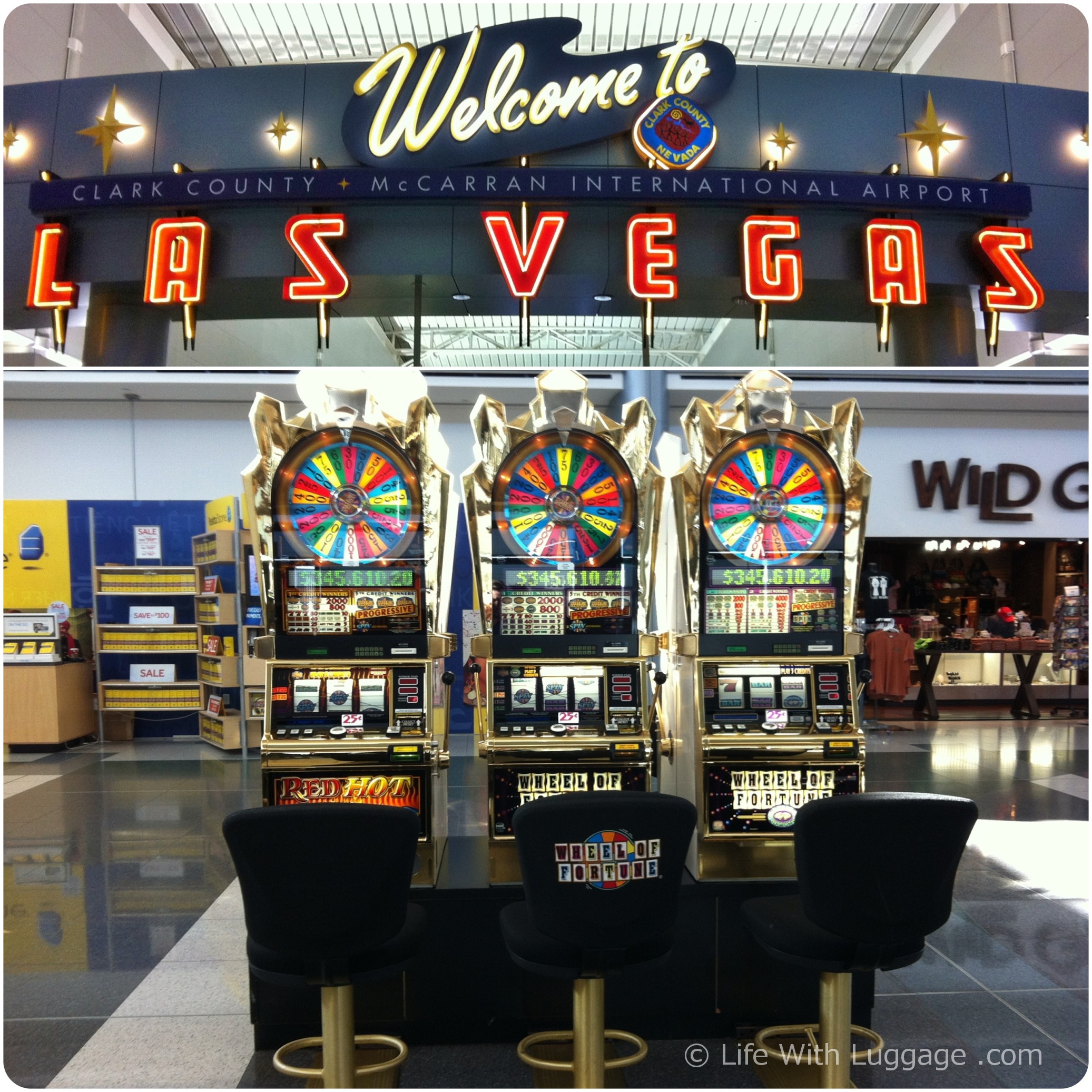 las vegas airport slot machines